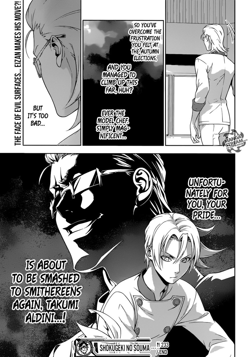 Shokugeki no Soma Chapter 233 page 20 - Chapter 233 : Proof of Growth