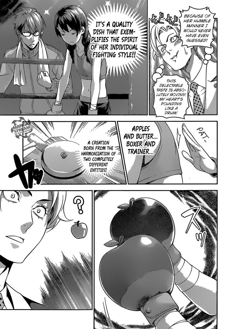 Shokugeki no Soma Chapter 239 page 16 - Chapter 239 : Her Fighting Style