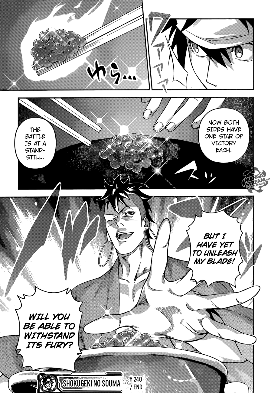 Shokugeki no Soma Chapter 240 page 19 - Chapter 240