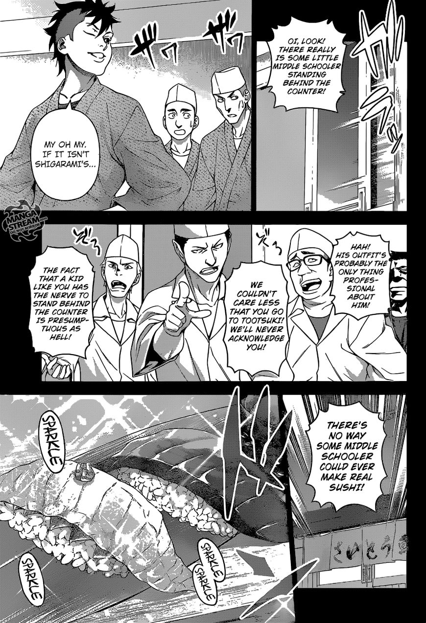 Shokugeki no Soma Chapter 241 page 13 - Chapter 241 : A Warrior's Honor