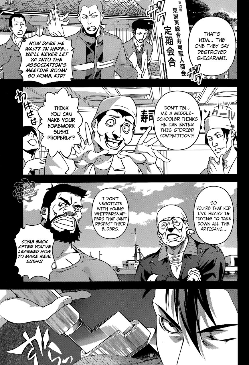 Shokugeki no Soma Chapter 241 page 15 - Chapter 241 : A Warrior's Honor