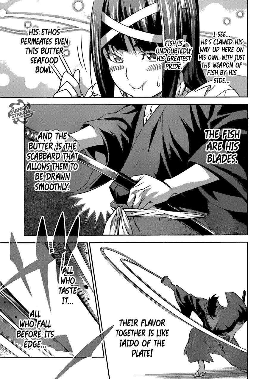 Shokugeki no Soma Chapter 241 page 17 - Chapter 241 : A Warrior's Honor