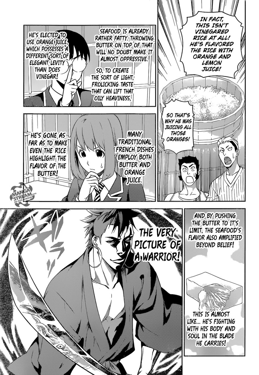 Shokugeki no Soma Chapter 241 page 7 - Chapter 241 : A Warrior's Honor