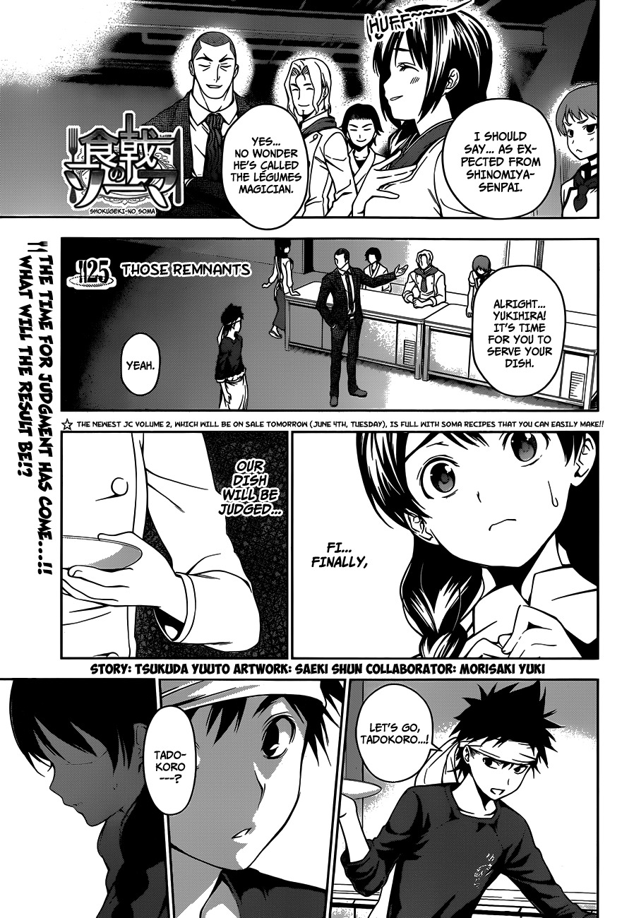Shokugeki no Soma Chapter 25 page 2 - Chapter 25 : Those Remnants