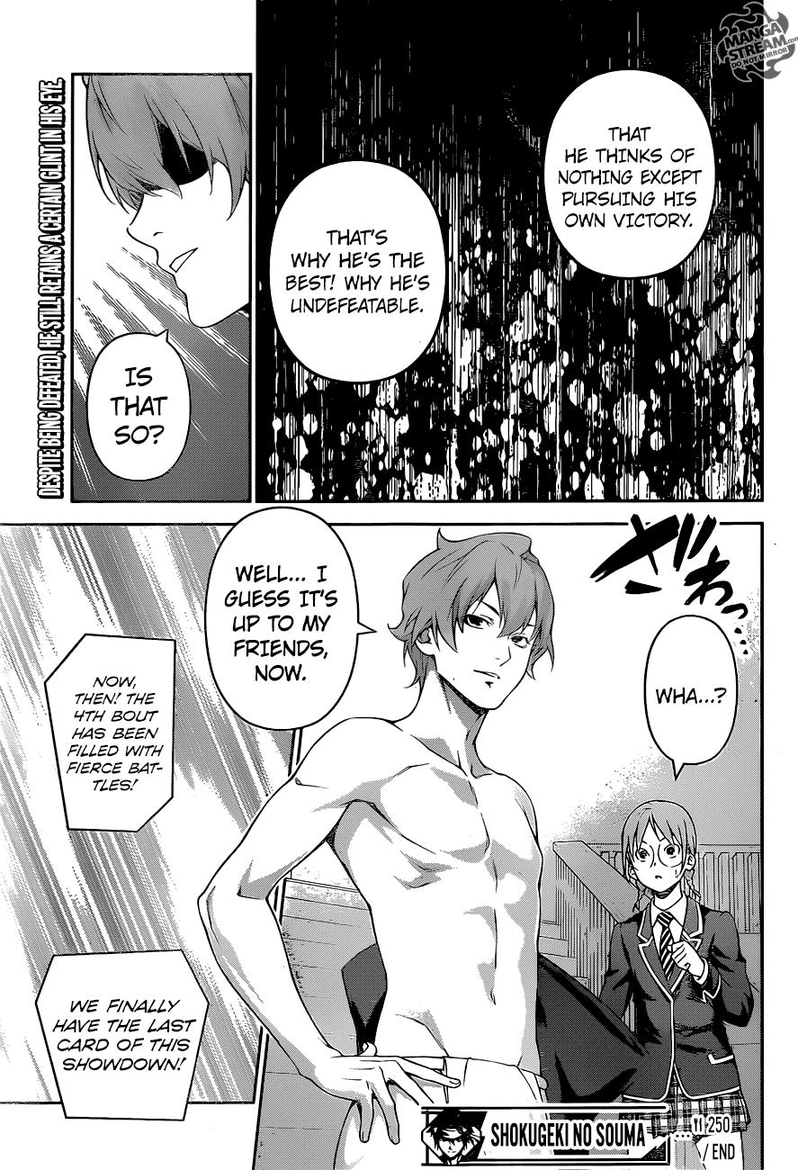 Shokugeki no Soma Chapter 250 page 20 - Chapter 250