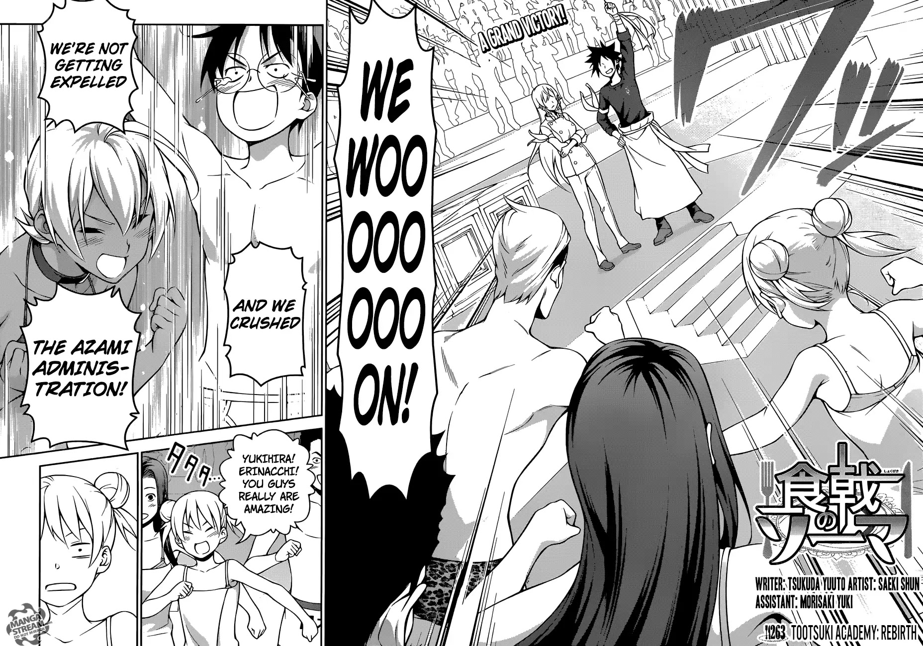 Shokugeki no Soma Chapter 263 page 3 - Chapter 263: Tootsuki Academy: Rebirth