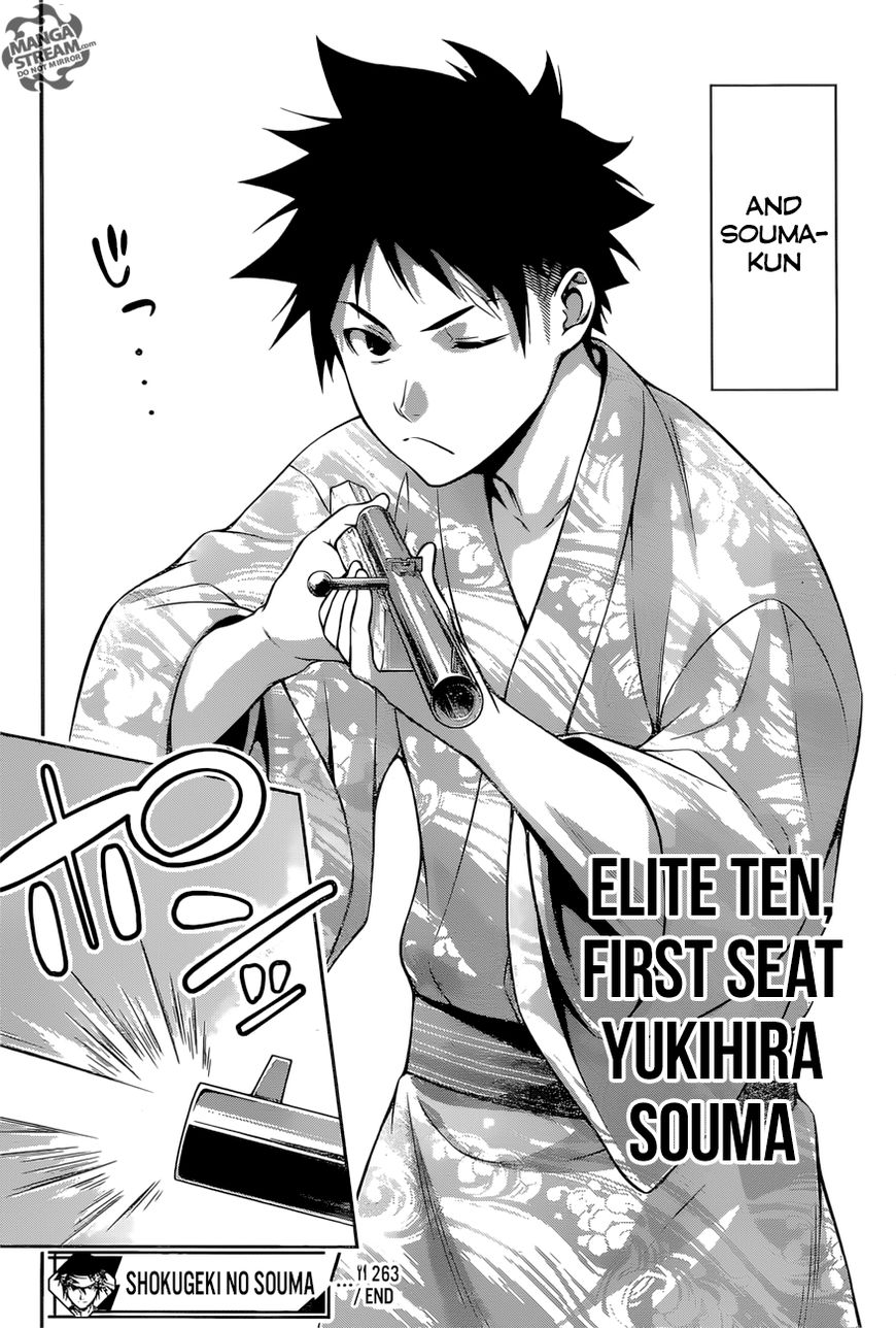 Shokugeki no Soma Chapter 264 page 20 - Chapter 264