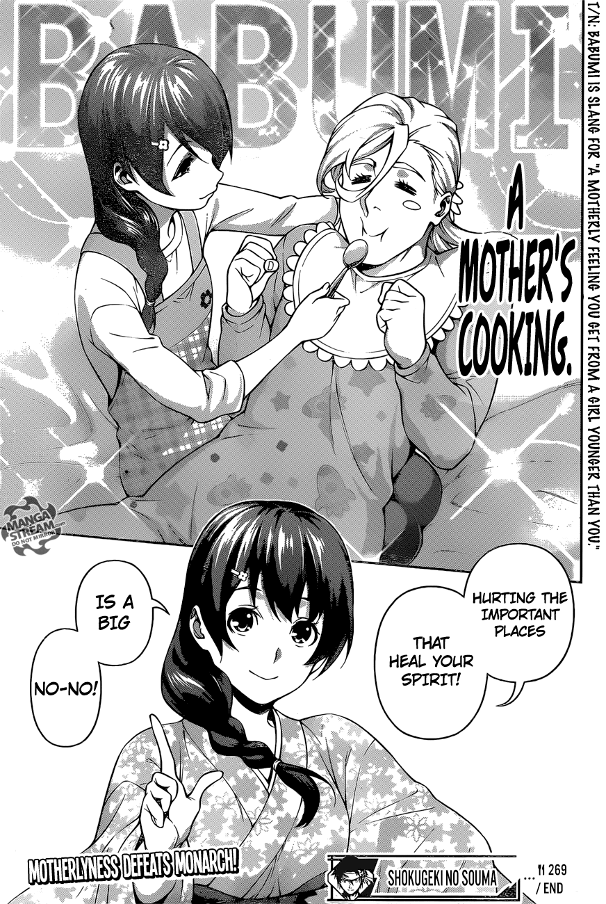 Shokugeki no Soma Chapter 269 page 20 - Chapter 269