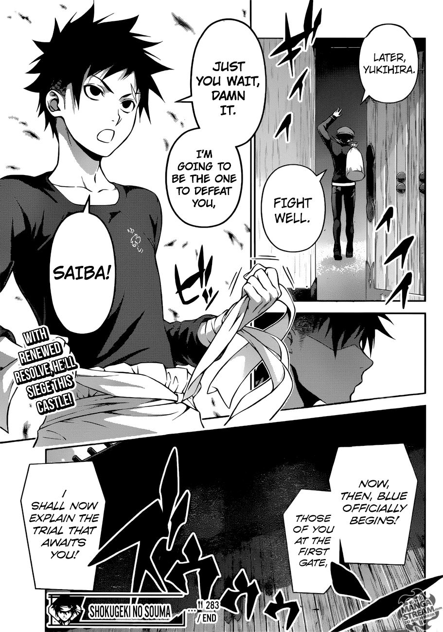 Shokugeki no Soma Chapter 283 page 18 - Chapter 283