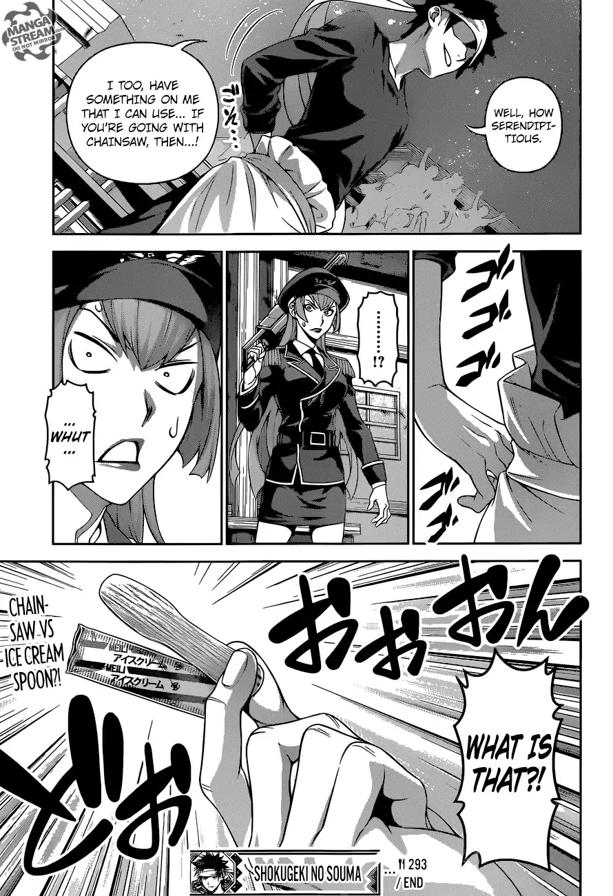 Shokugeki no Soma Chapter 293 page 19 - Chapter 293: Armed to the Teeth