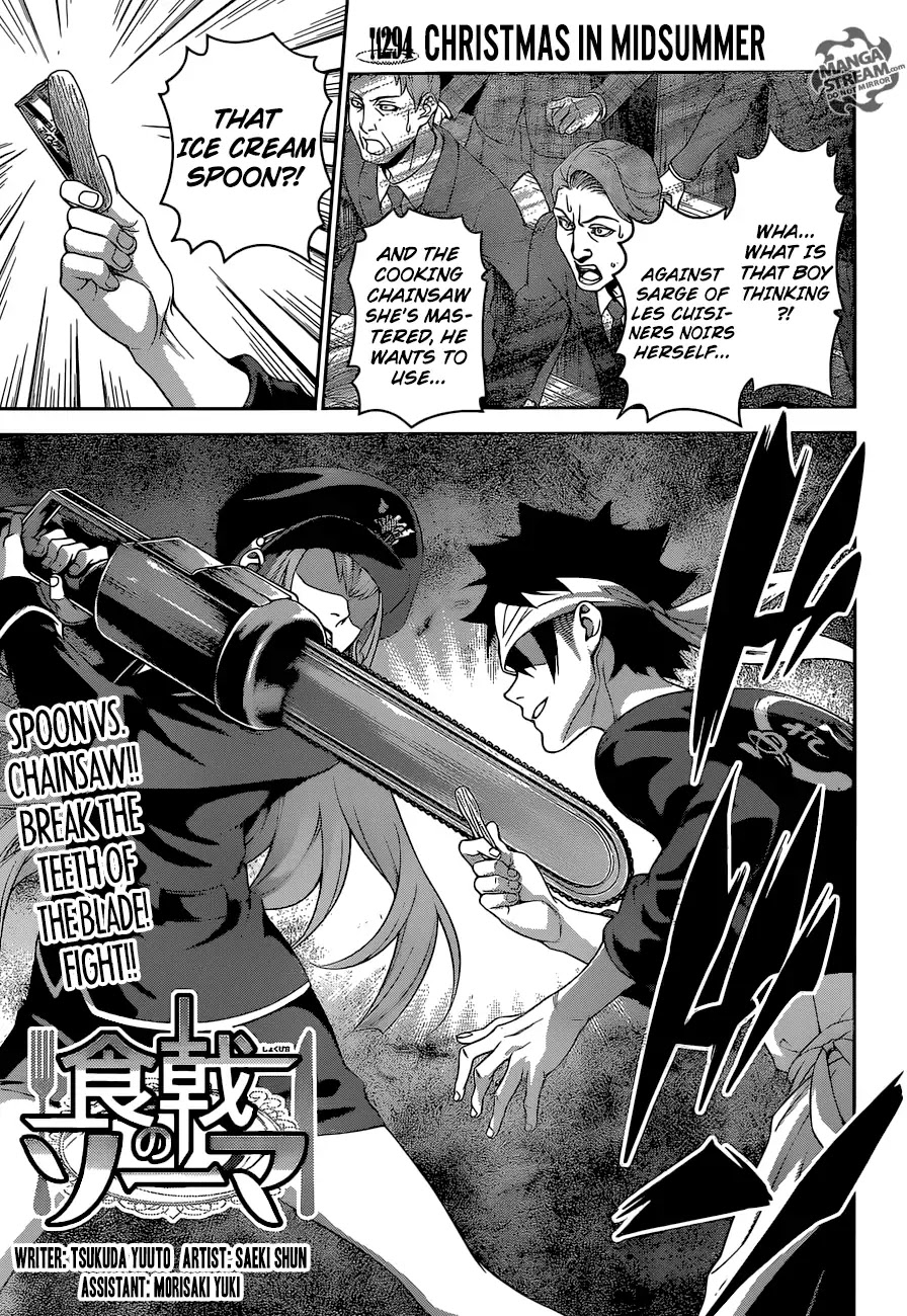 Shokugeki no Soma Chapter 294 page 1 - Chapter 294: Christmas In Midsummer
