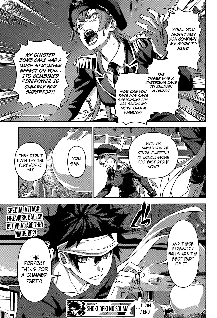Shokugeki no Soma Chapter 294 page 20 - Chapter 294: Christmas In Midsummer