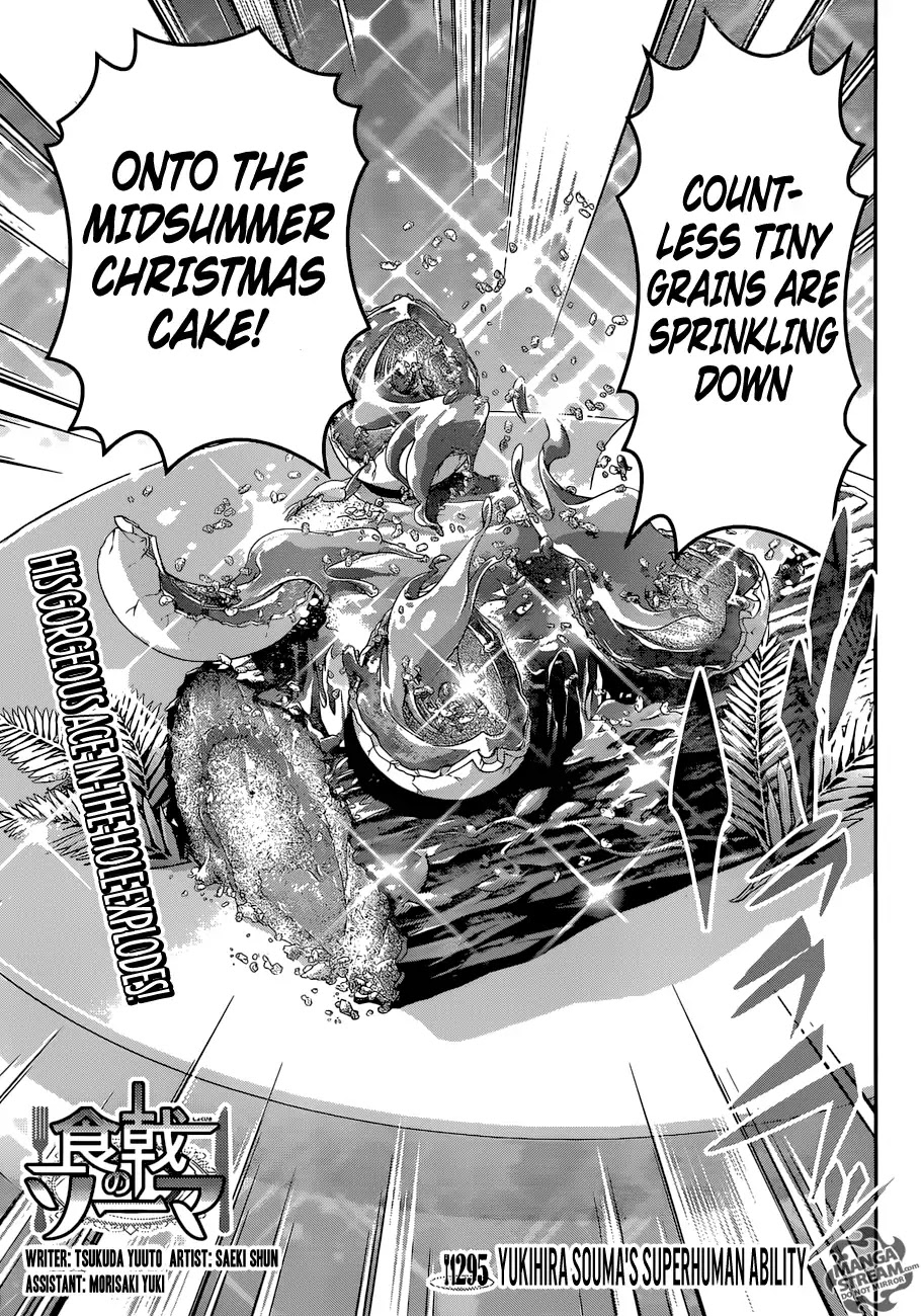 Shokugeki no Soma Chapter 295 page 4 - Chapter 295: Yukihira Souma's Superhuman Ability