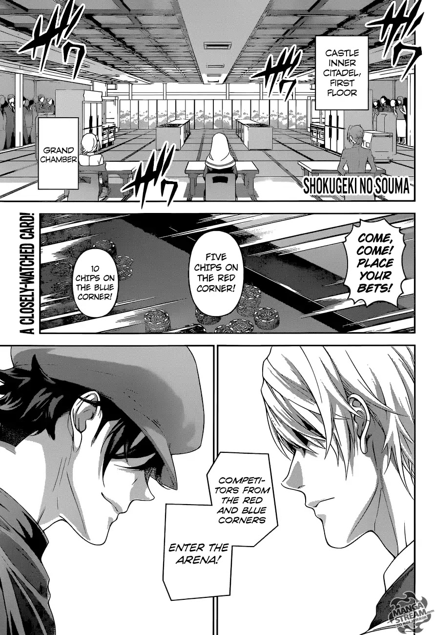 Shokugeki no Soma Chapter 296 page 1 - Chapter 296: Cross Knives