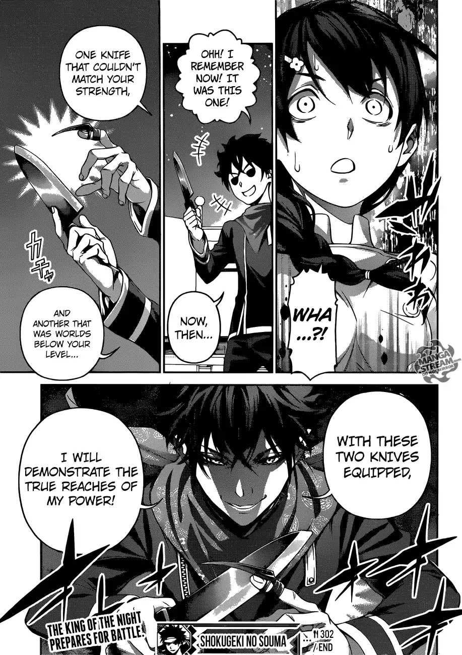 Shokugeki no Soma Chapter 302 page 19 - Chapter 302: Claws Serving Evil