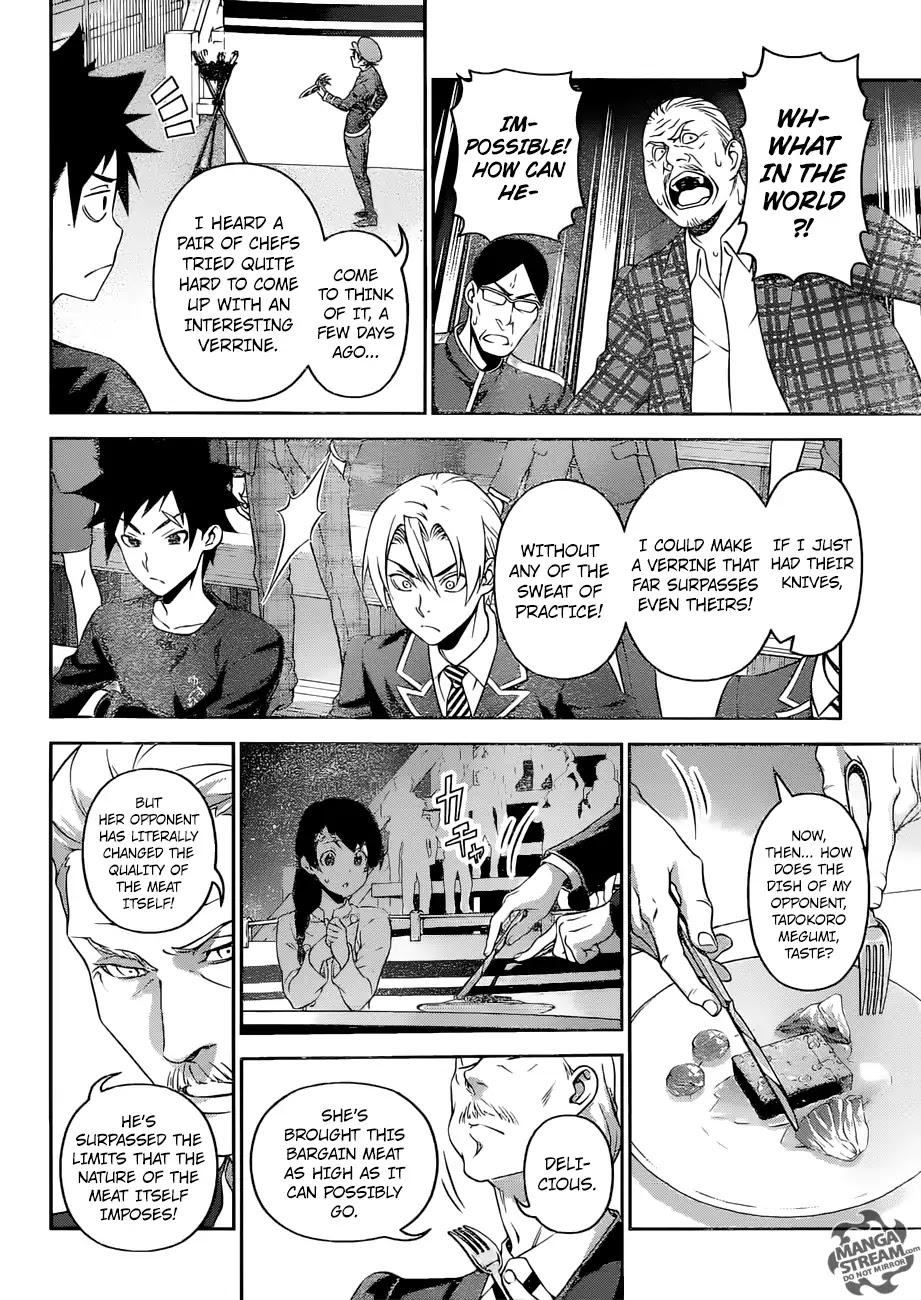Shokugeki no Soma Chapter 303 page 13 - Chapter 303: The God Tongue in Despair