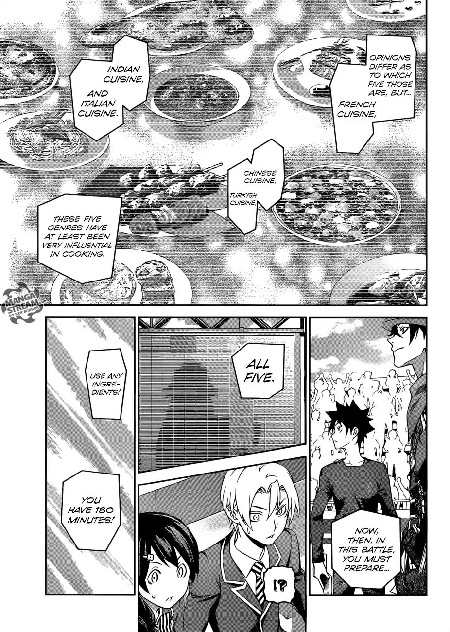 Shokugeki no Soma Chapter 305 page 15 - Chapter 305: Surpass Your Father
