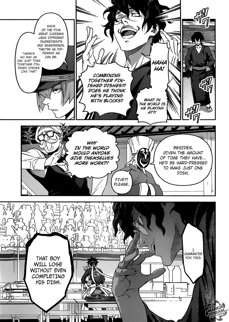 Shokugeki no Soma Chapter 307 page 5 - Chapter 307: The Wizard's Magic