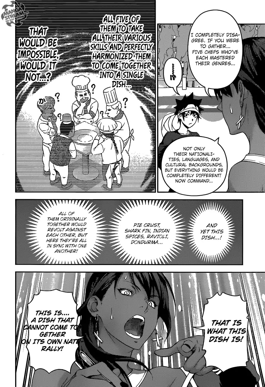 Shokugeki no Soma Chapter 308 page 13 - Chapter 308: The Conqueror