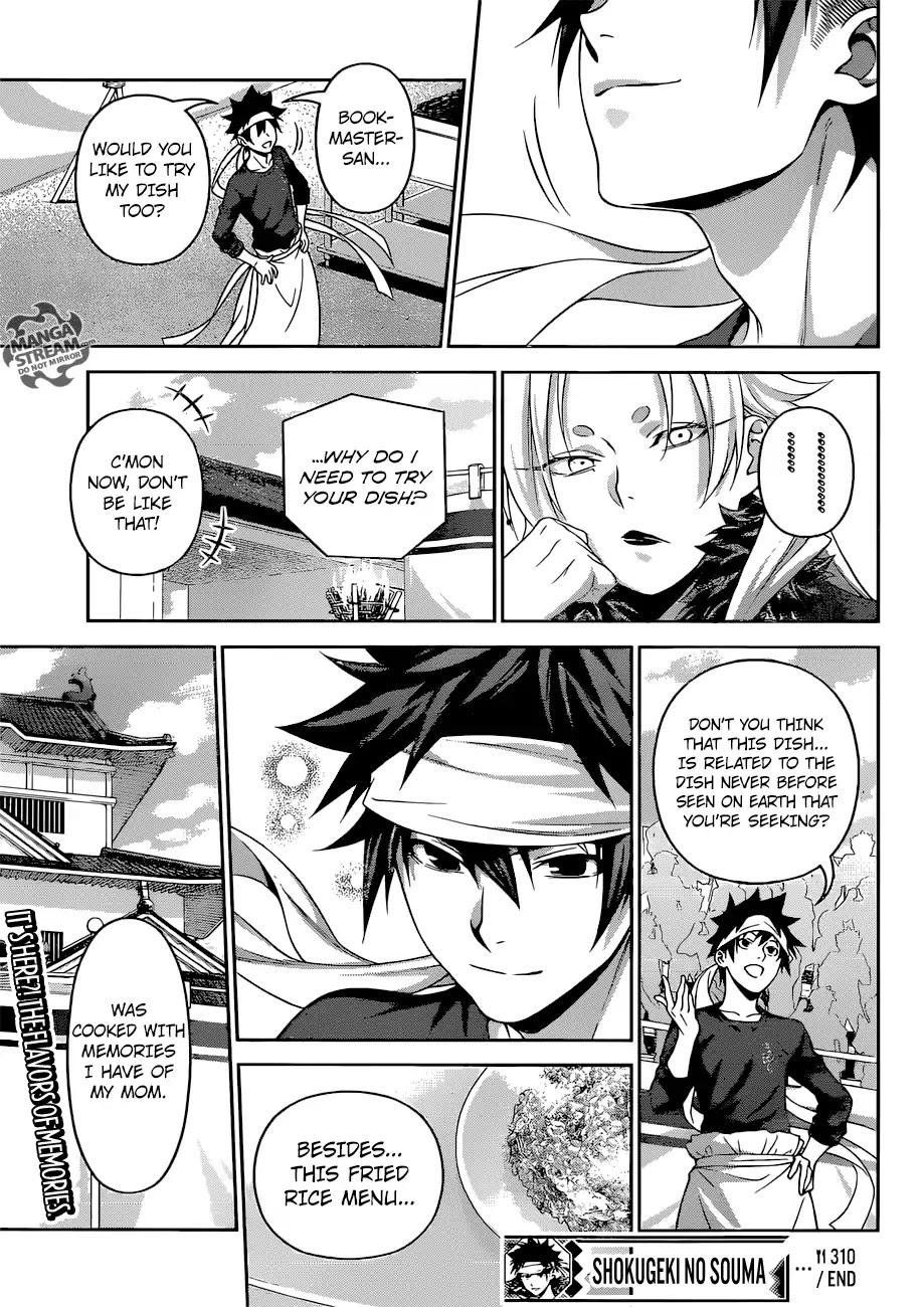 Shokugeki no Soma Chapter 310 page 20 - Chapter 310: The Fierce Battle of Flavor