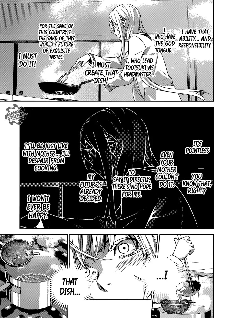Shokugeki no Soma Chapter 313 page 16 - Chapter 313: She Who Is Having Doubts About the "God Tongue"