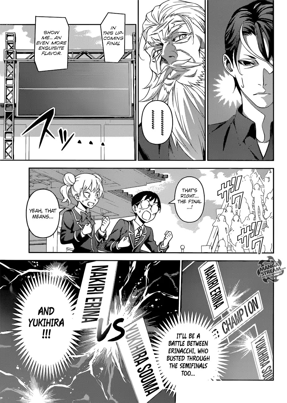 Shokugeki no Soma Chapter 313 page 4 - Chapter 313: She Who Is Having Doubts About the "God Tongue"