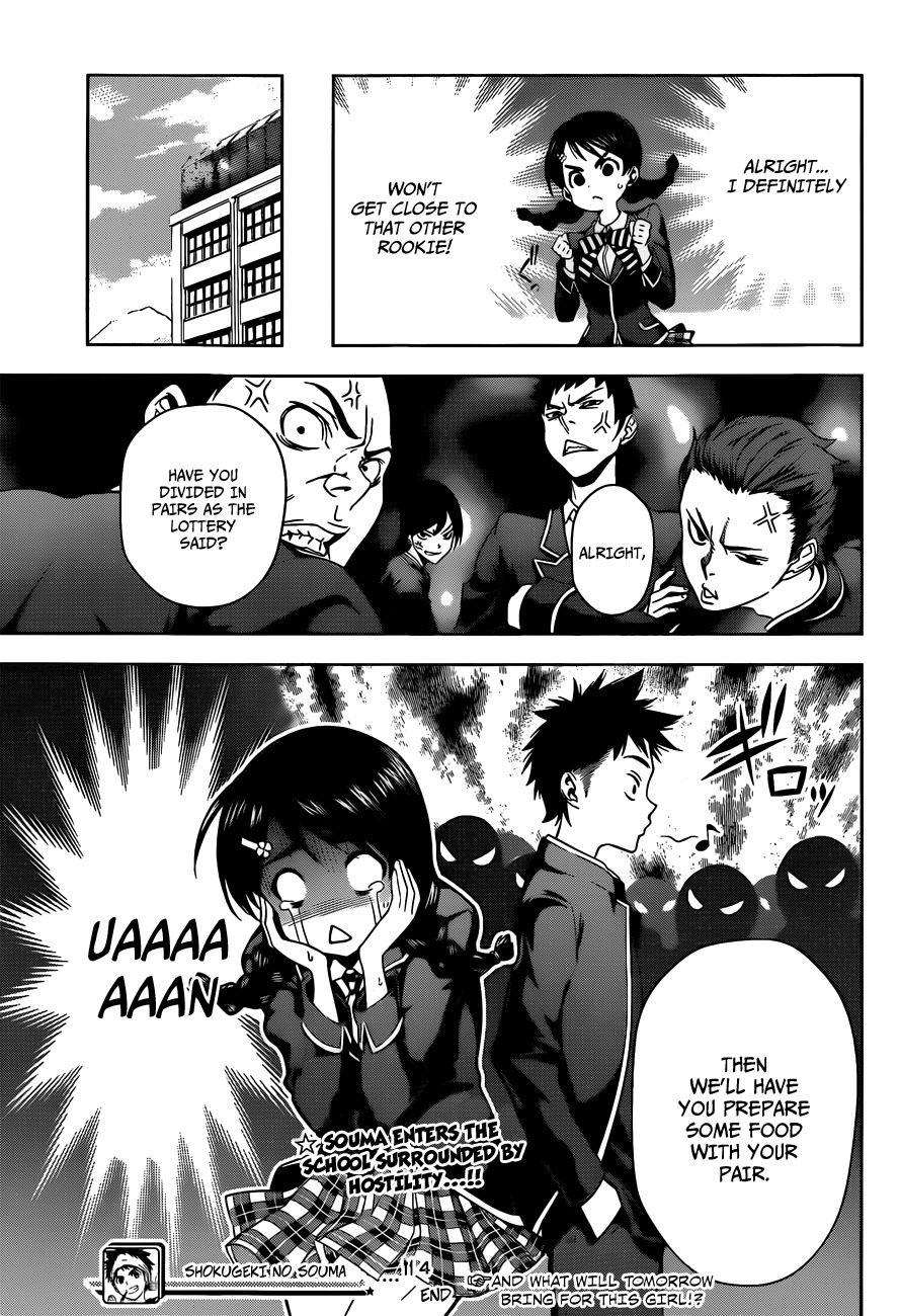 Shokugeki no Soma Chapter 4 page 19 - Chapter 4 : The Demon King Talks About "Gems"
