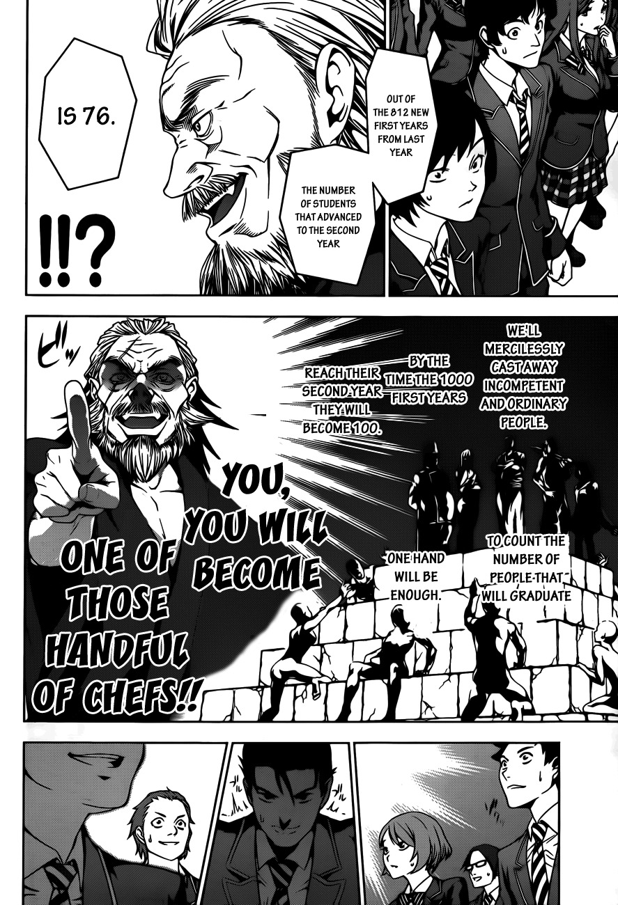 Shokugeki no Soma Chapter 4 page 7 - Chapter 4 : The Demon King Talks About "Gems"
