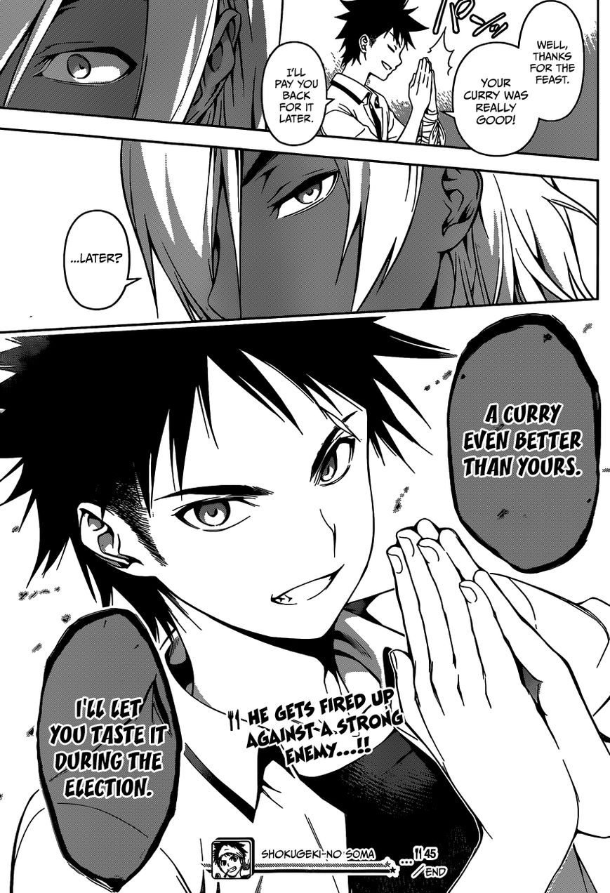 Shokugeki no Soma Chapter 45 page 20 - Chapter 45 : The Accompanist of Aromas and Stimuli