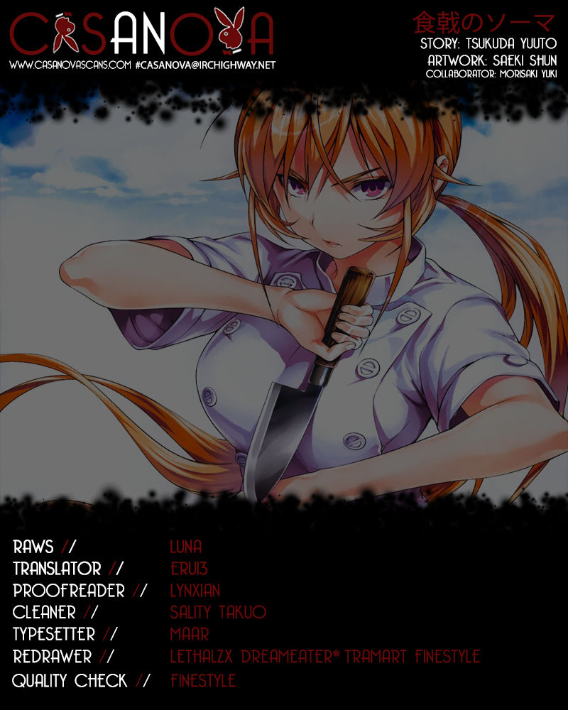 Shokugeki no Soma Chapter 54 page 1 - Chapter 54 : A Recital of Blossoming Individuals