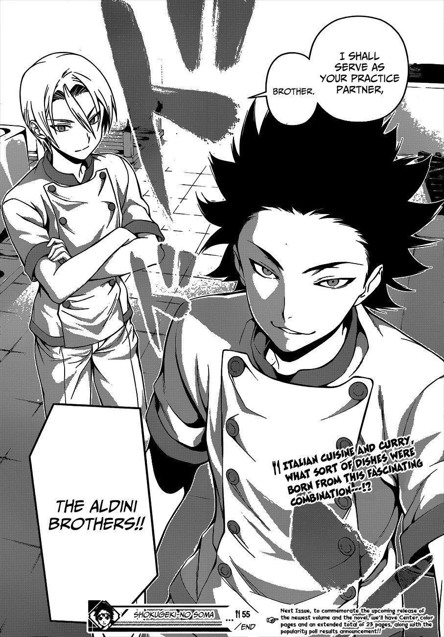 Shokugeki no Soma Chapter 55 page 20 - Chapter 55 : A Hole Drilled With Knowledge