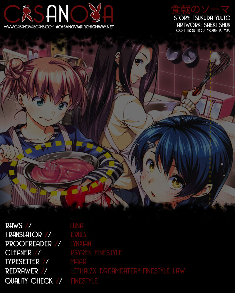 Shokugeki no Soma Chapter 56 page 1 - Chapter 56 : Tuscan Moon