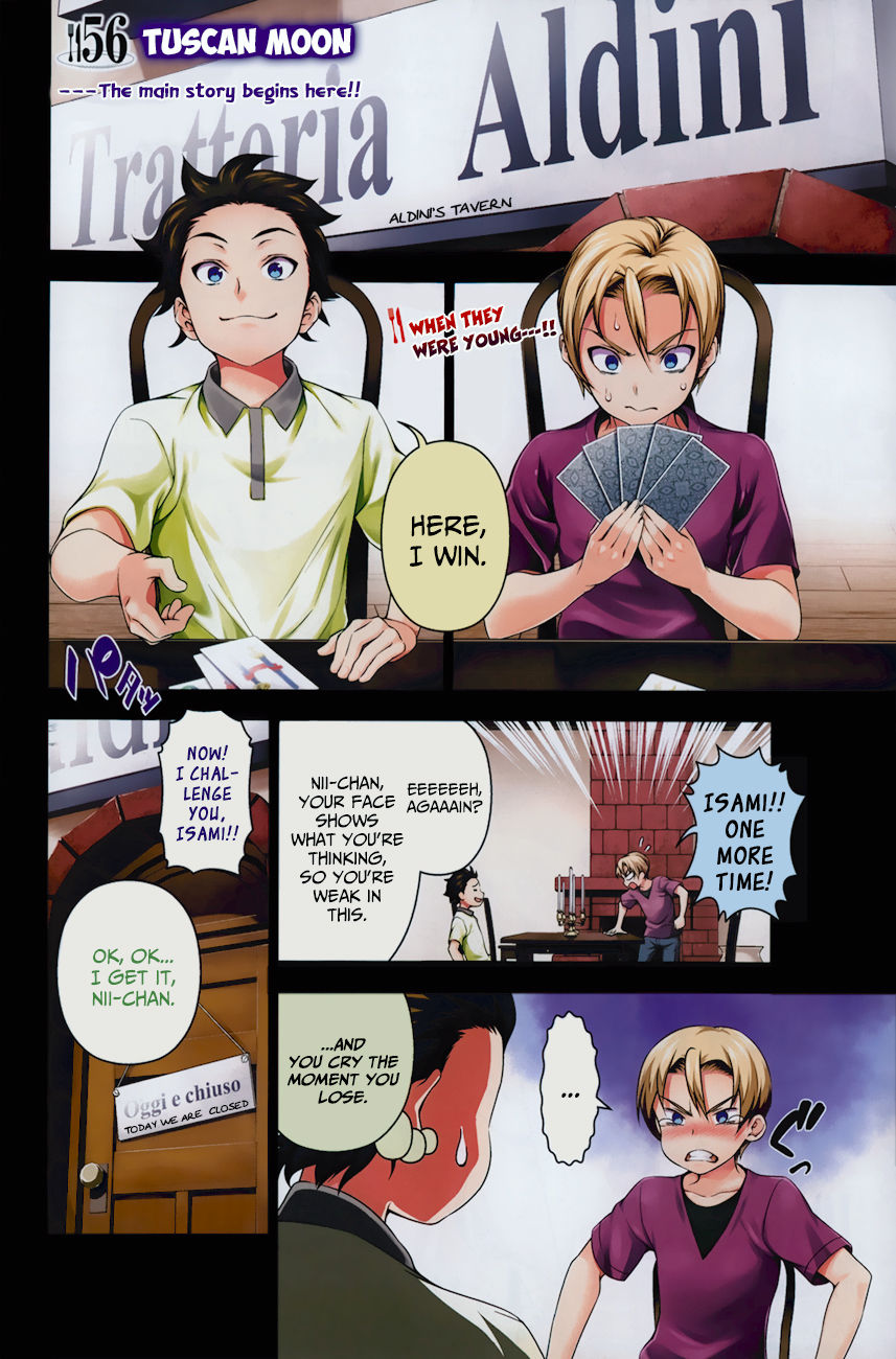 Shokugeki no Soma Chapter 56 page 4 - Chapter 56 : Tuscan Moon