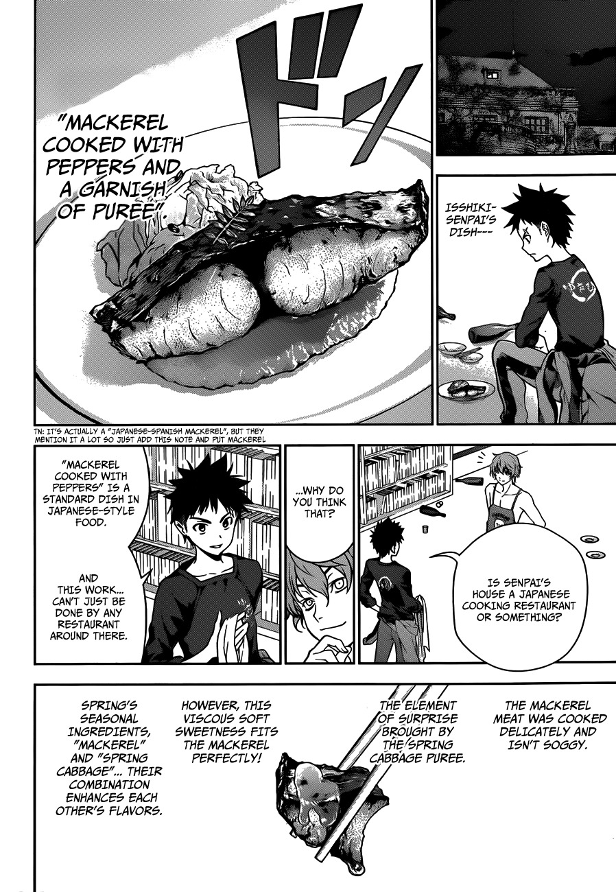 Shokugeki no Soma Chapter 8 page 5 - Chapter 8 : A Dish that Calls for Spring