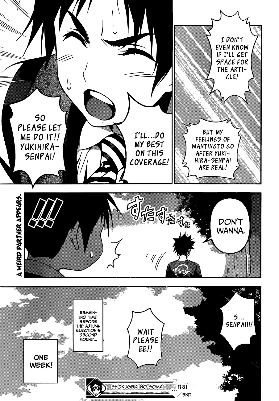 Shokugeki no Soma Chapter 81 page 19 - Chapter 81 : The Observer Arrives
