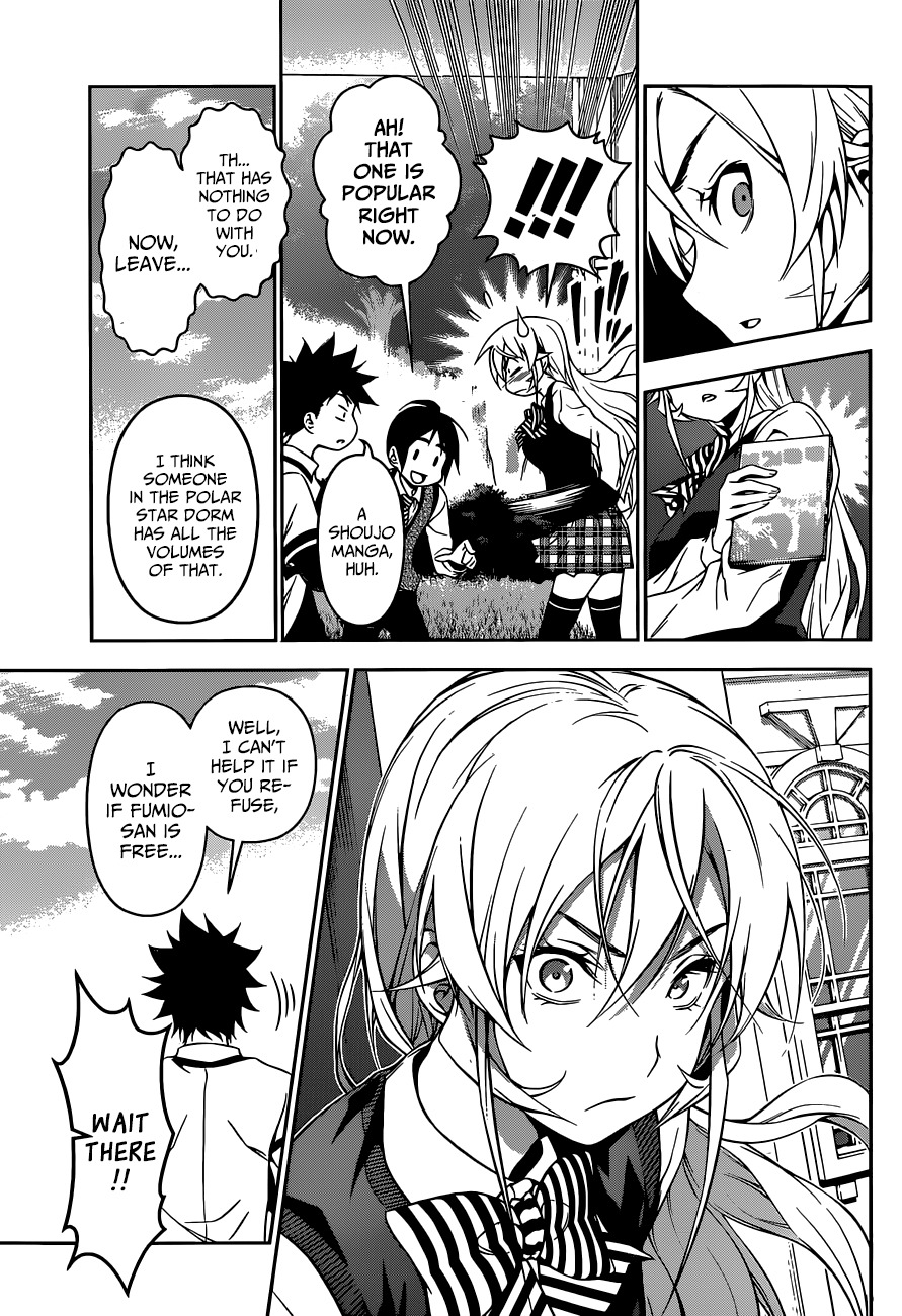 Shokugeki no Soma Chapter 83 page 14 - Chapter 83 : The Chaser And the Chased