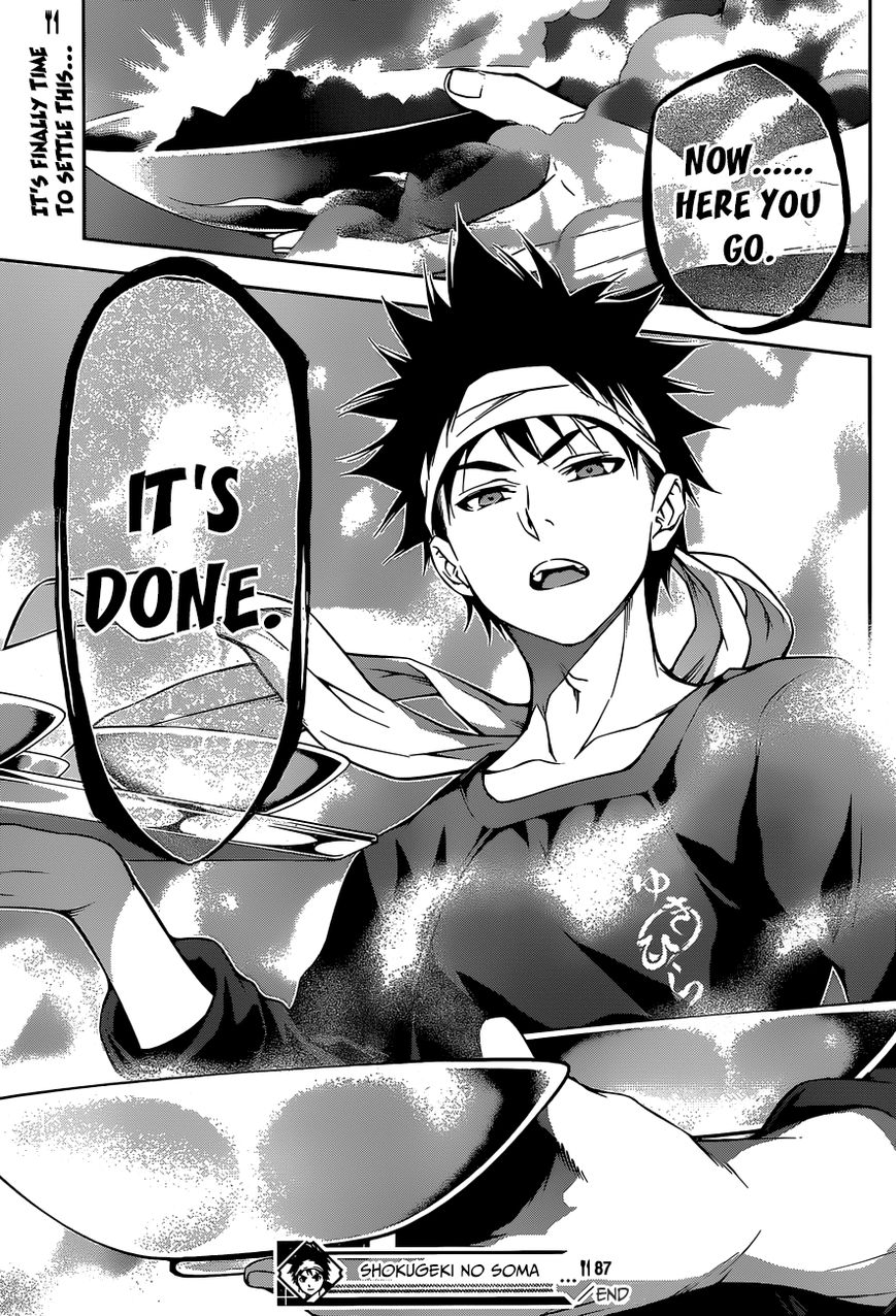 Shokugeki no Soma Chapter 87 page 19 - Chapter 87 : Secret Plan