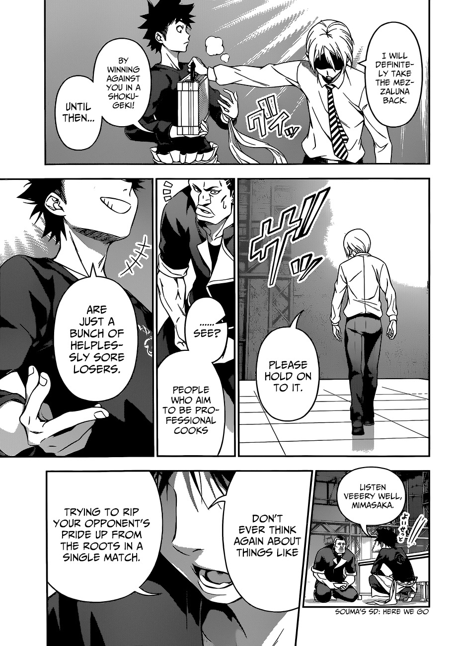 Shokugeki no Soma Chapter 89 page 14 - Chapter 89 : Morning Will Come Again