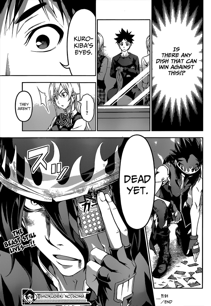 Shokugeki no Soma Chapter 91 page 20 - Chapter 91 : Beasts Eating Each Other
