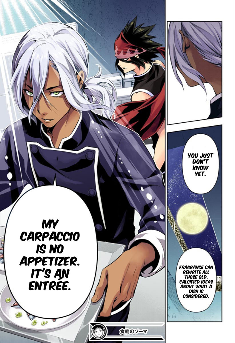 Shokugeki no Soma Chapter 99 page 19 - Chapter 99 : A Fang to Spearhead the Attack