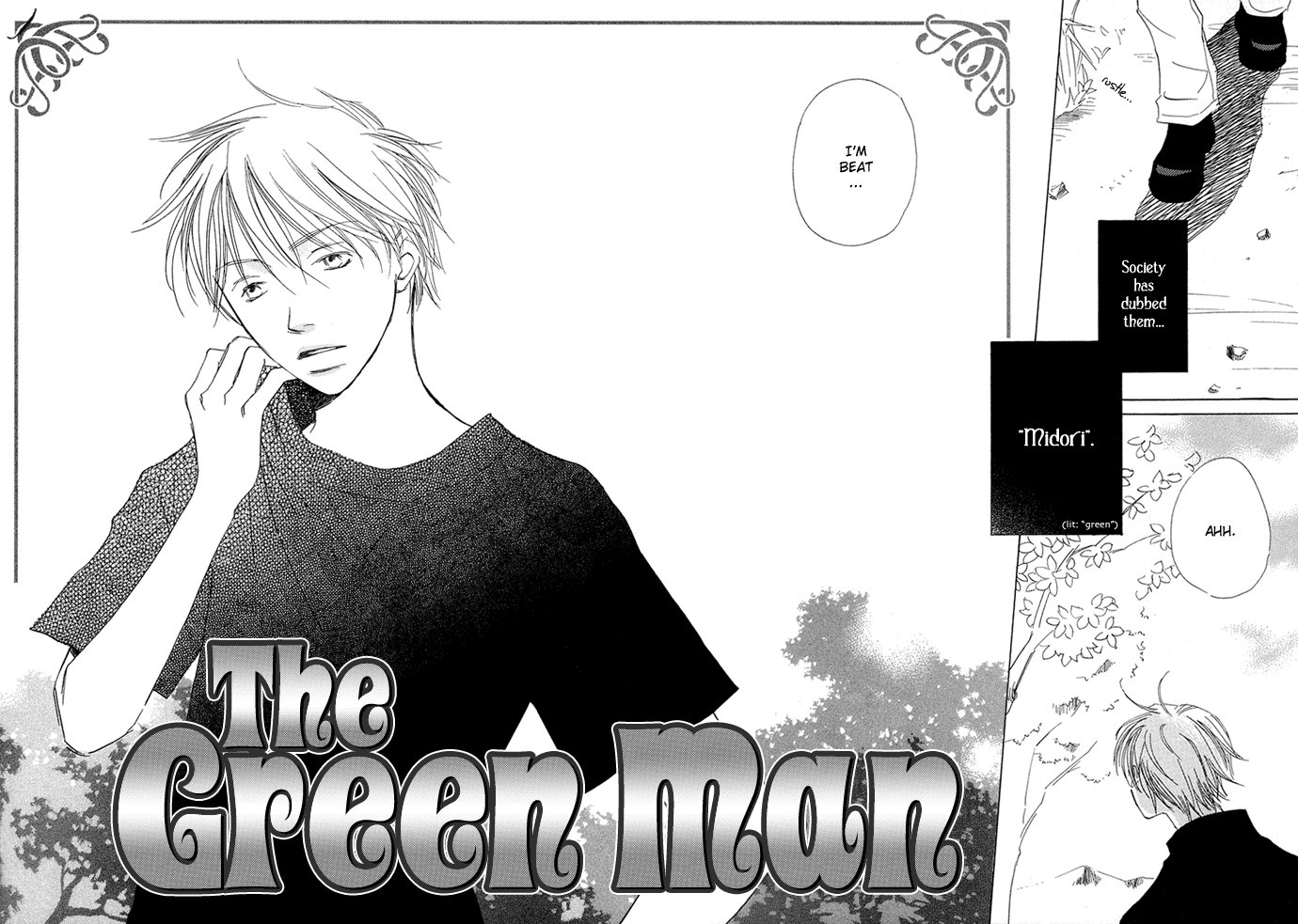 Shokugyou Tenshi Chapter 1 page 8 - Chapter 1: Midori no Hito (The Green Man)