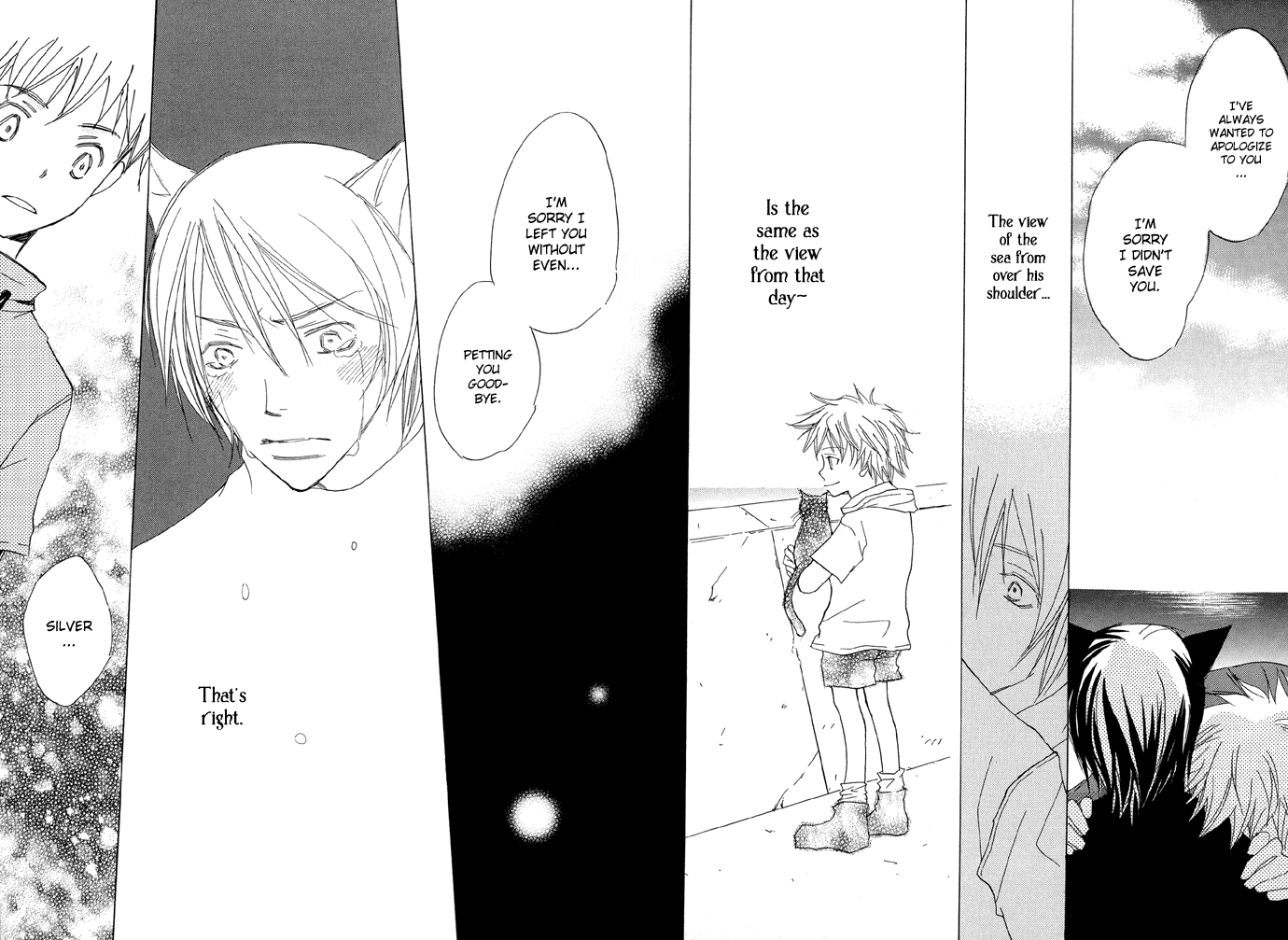 Shokugyou Tenshi Chapter 3 page 35 - Chapter 3: The Sea, the Cat and the Boy