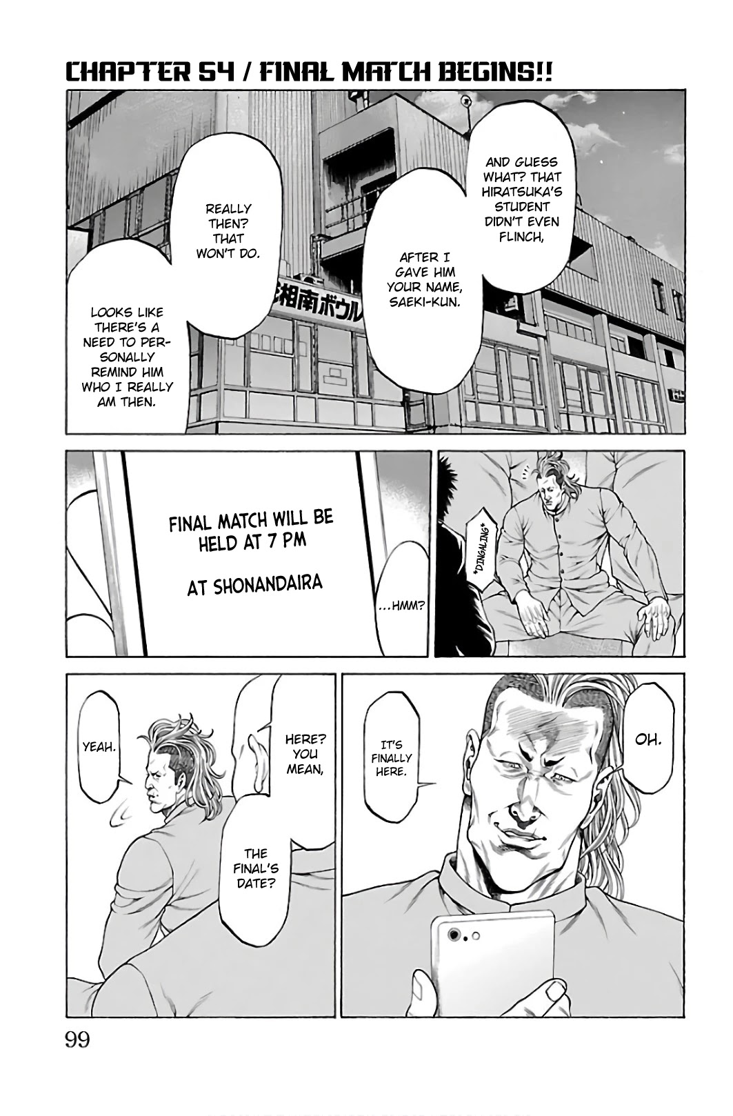 Shonan Seven Chapter 54 page 1 - Chapter 54: Final Match Begins!!