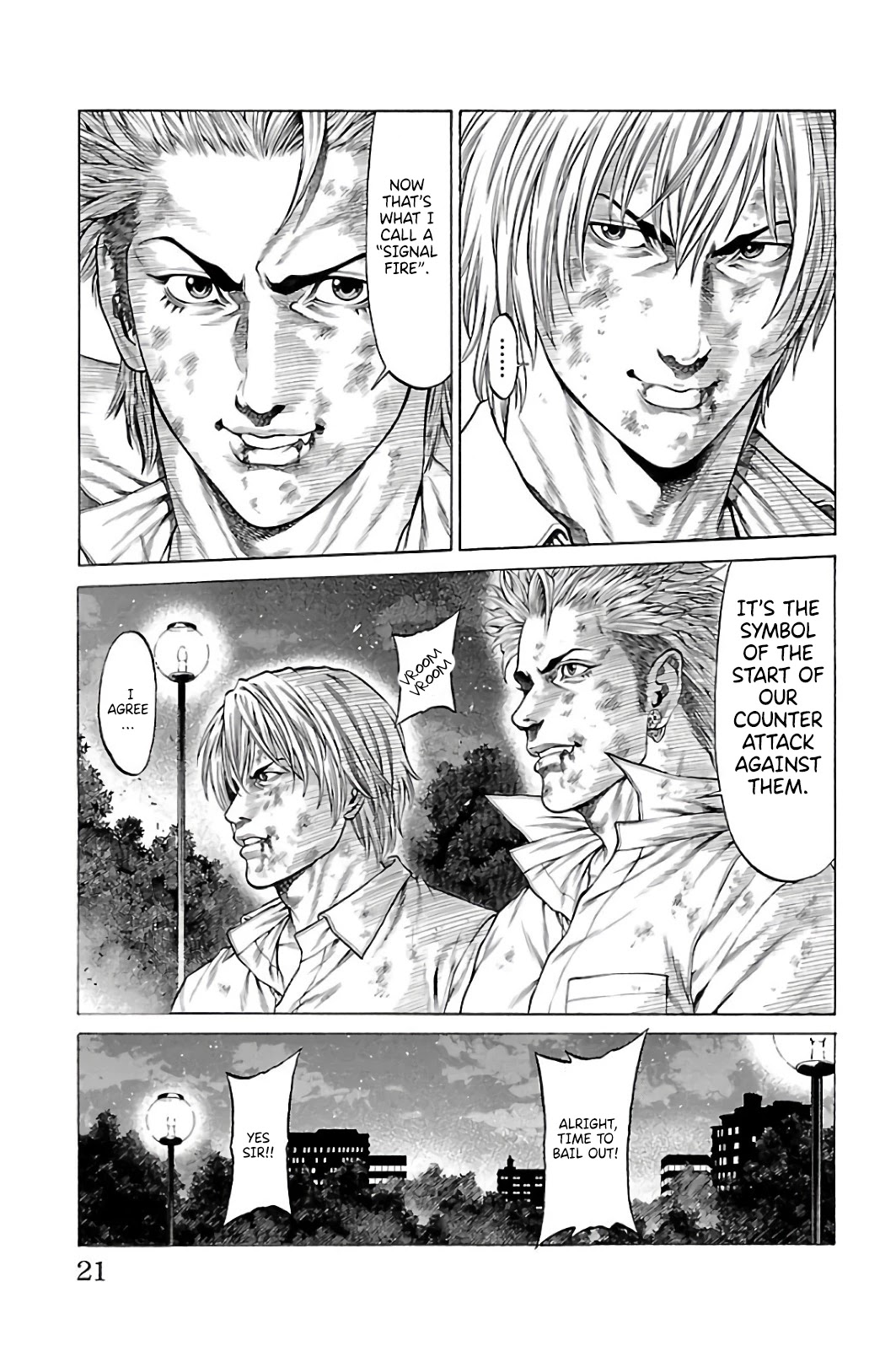 Shonan Seven Chapter 60 page 17 - Chapter 60: All Aboard!!!