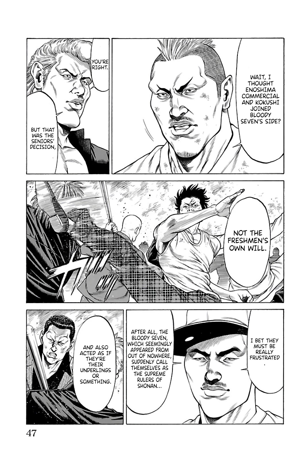 Shonan Seven Chapter 60 page 42 - Chapter 60: All Aboard!!!