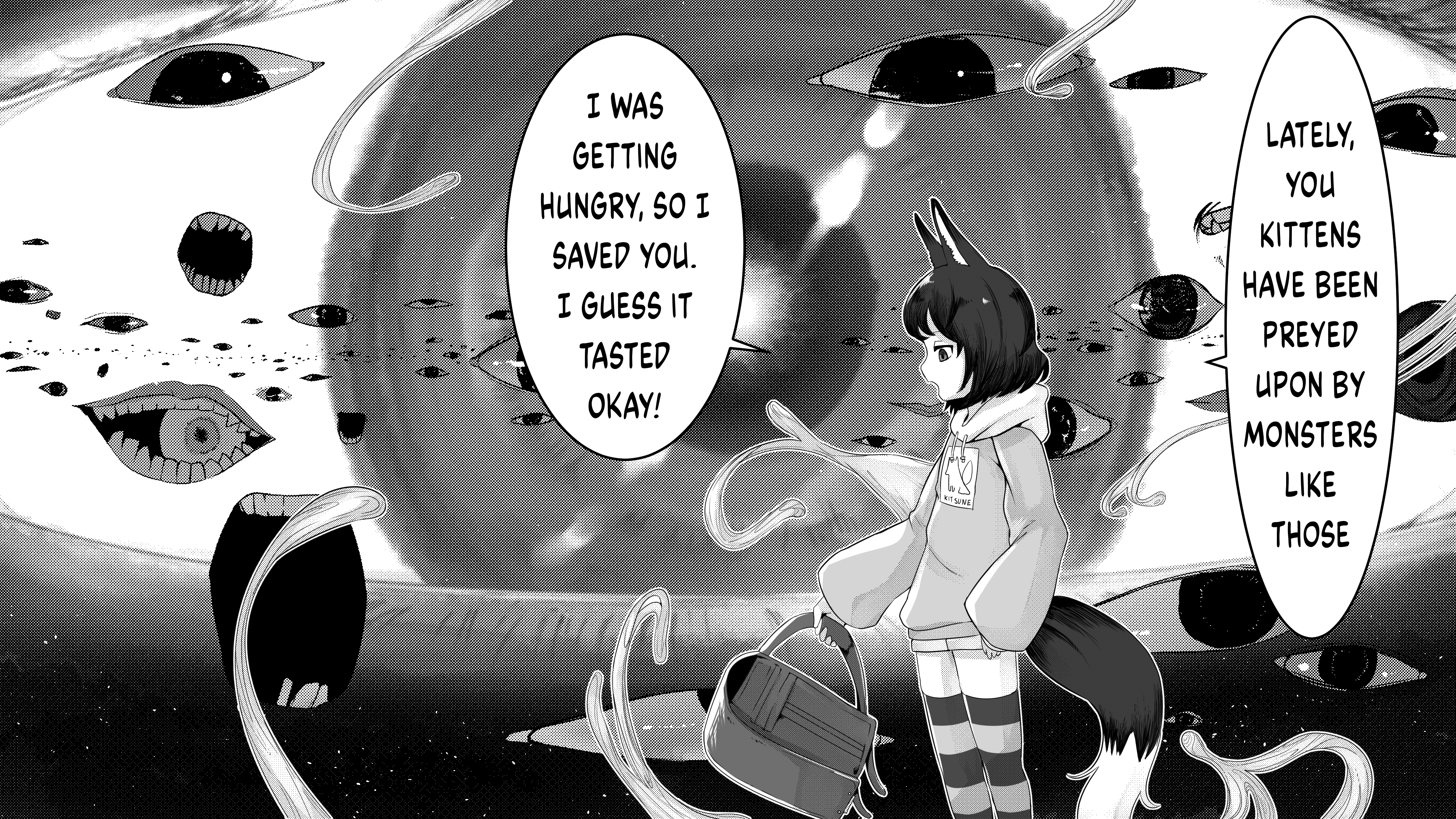 Short Horror Stories Chapter 13 page 15 - Chapter 13: The story of a girl who found a cat on her way to school