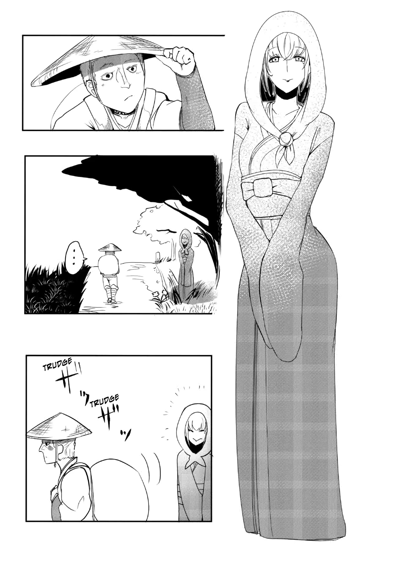 Short Horror Stories Chapter 3 page 2 - Chapter 3: I met a beautiful woman who looked like a widow while I was walking along a mountain path