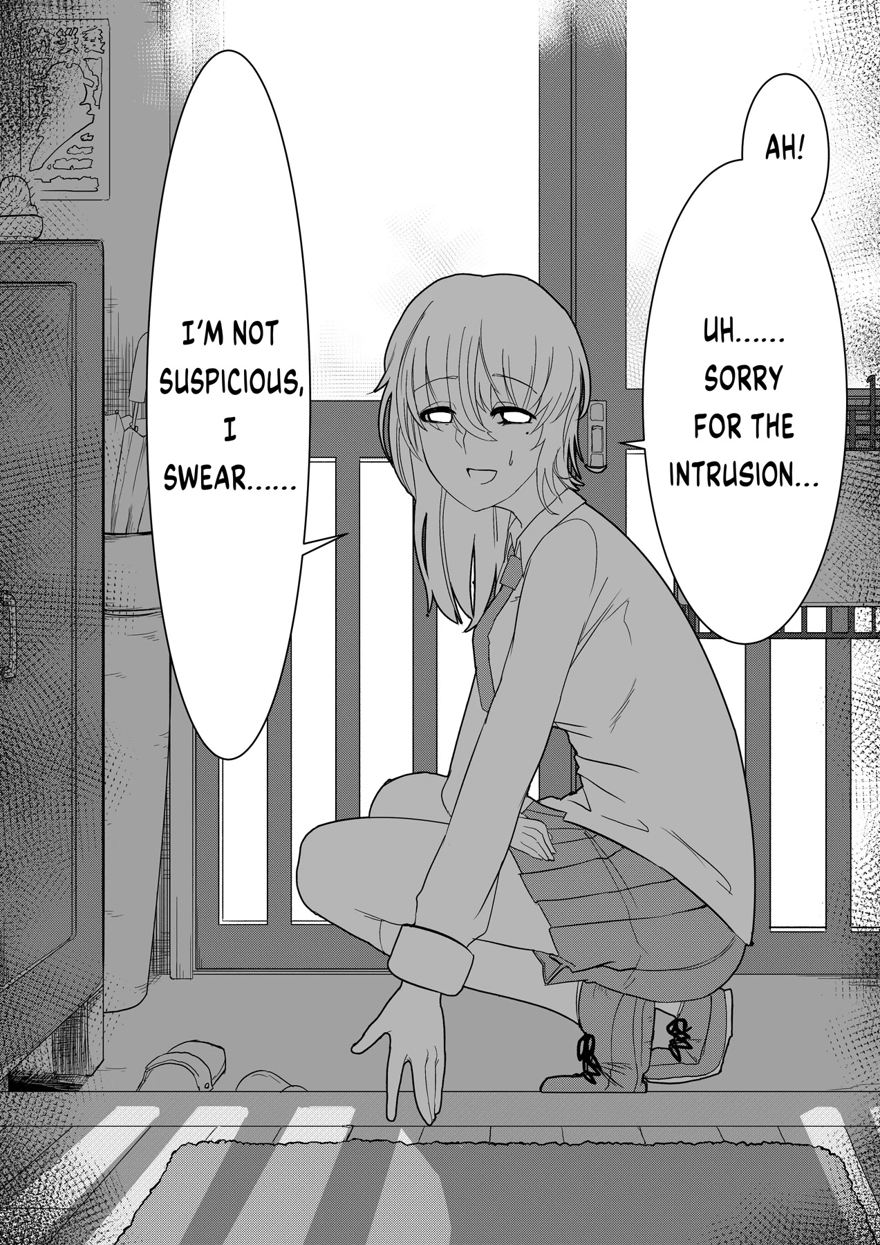 Short Horror Stories Chapter 4 page 1 - Chapter 4: A beautiful stranger was at my door