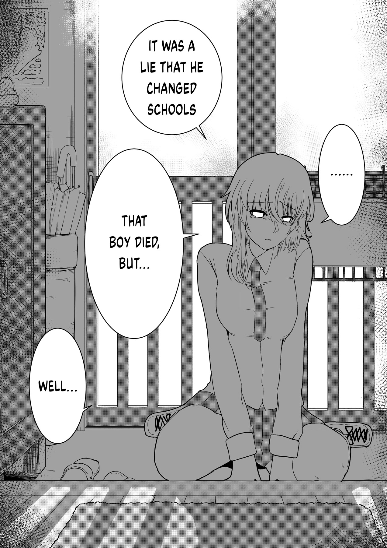 Short Horror Stories Chapter 4 page 12 - Chapter 4: A beautiful stranger was at my door