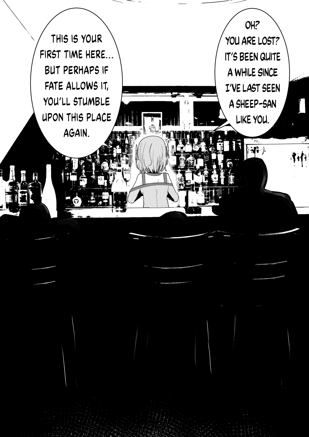 Short Horror Stories Chapter 6 page 3 - Chapter 6: A story about getting lost and coming into a bar with a cute girl